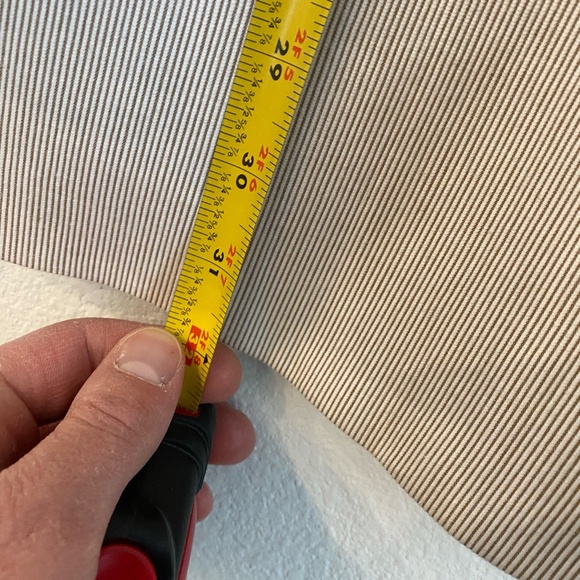 Alan Flusser Men's Striped Suit Blazer - Large - Picture 7 of 9